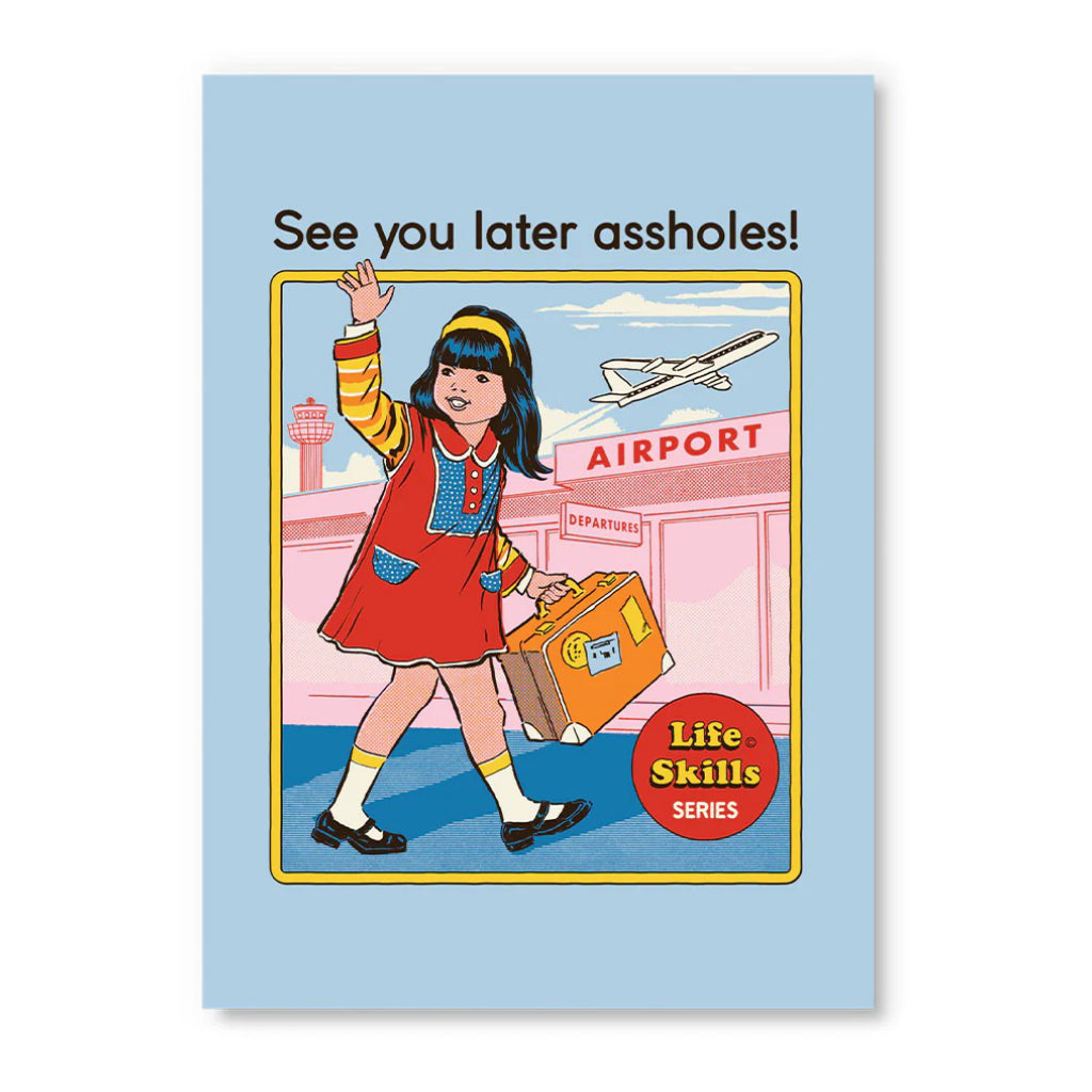 Steven Rhodes See You Later Postcard.