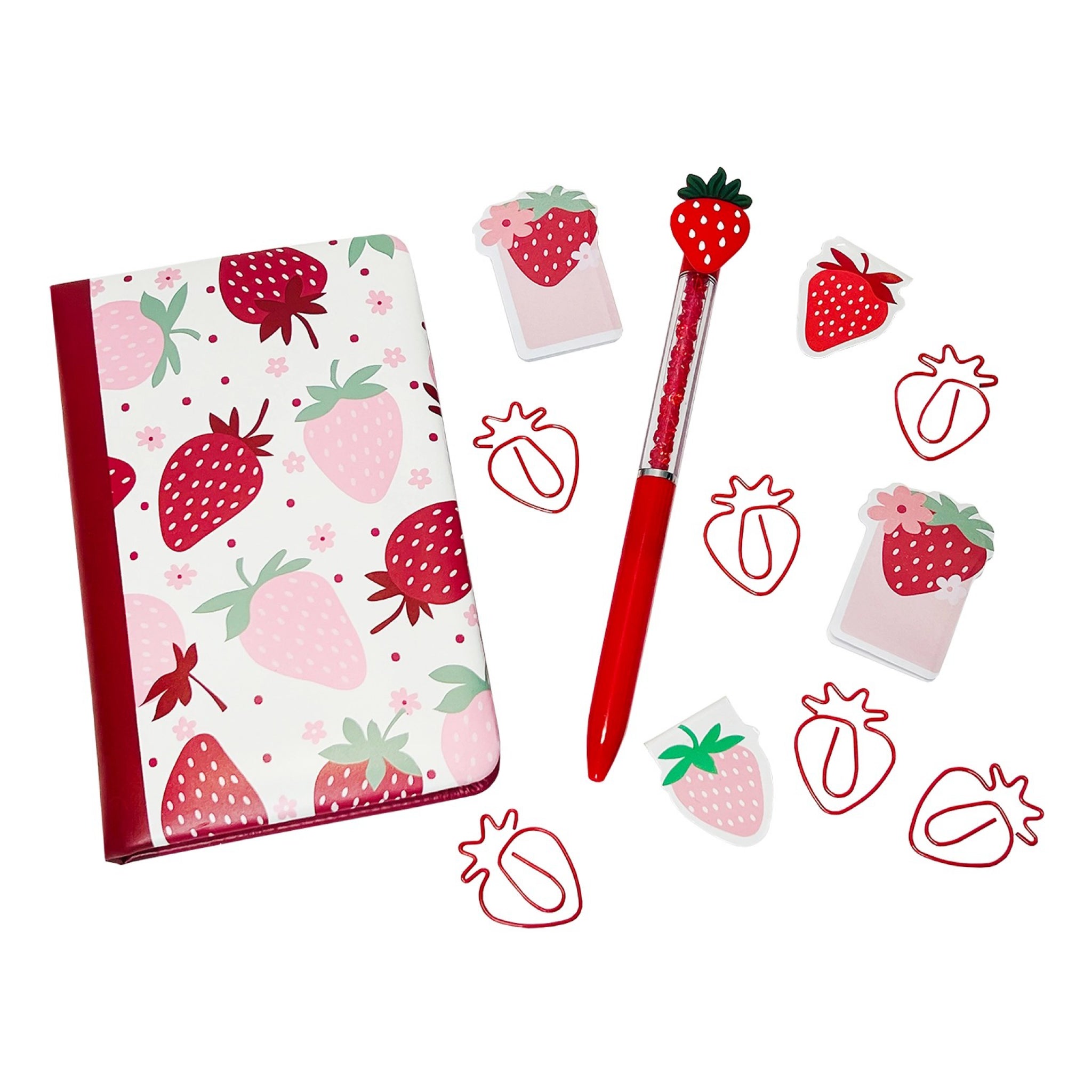 Mini Journal Set Strawberry Mini Boxed Journal Set | Streamline – Outer Layer