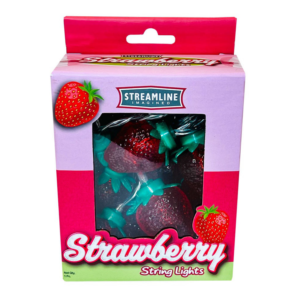 Strawberry String Lights packaging.