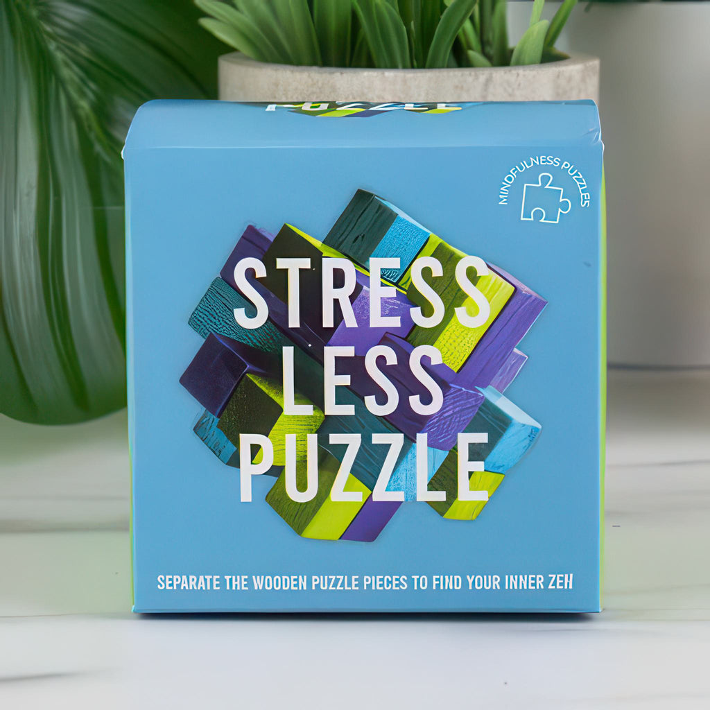 Stress Less Mindfulness Puzzle packaging.