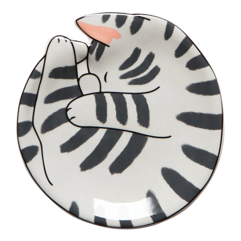 Striped Meow & Furever Trinket Tray.