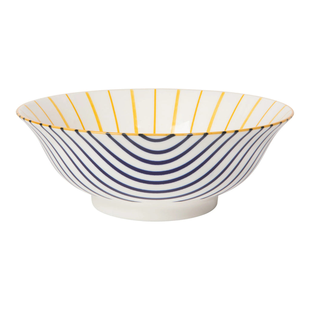 Sunburst Stamped Bowl 8 inch.