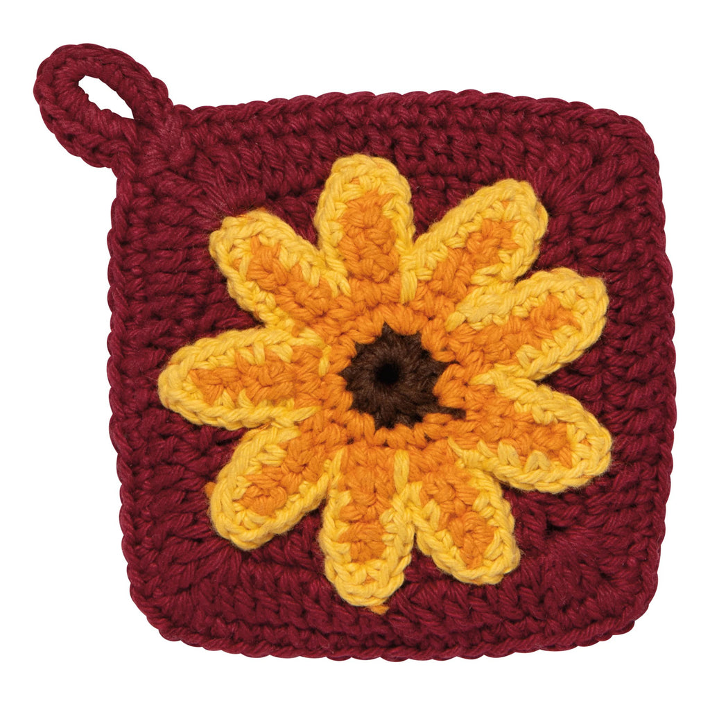 Sunflower Splendor Crochet Sponges Set of 2.