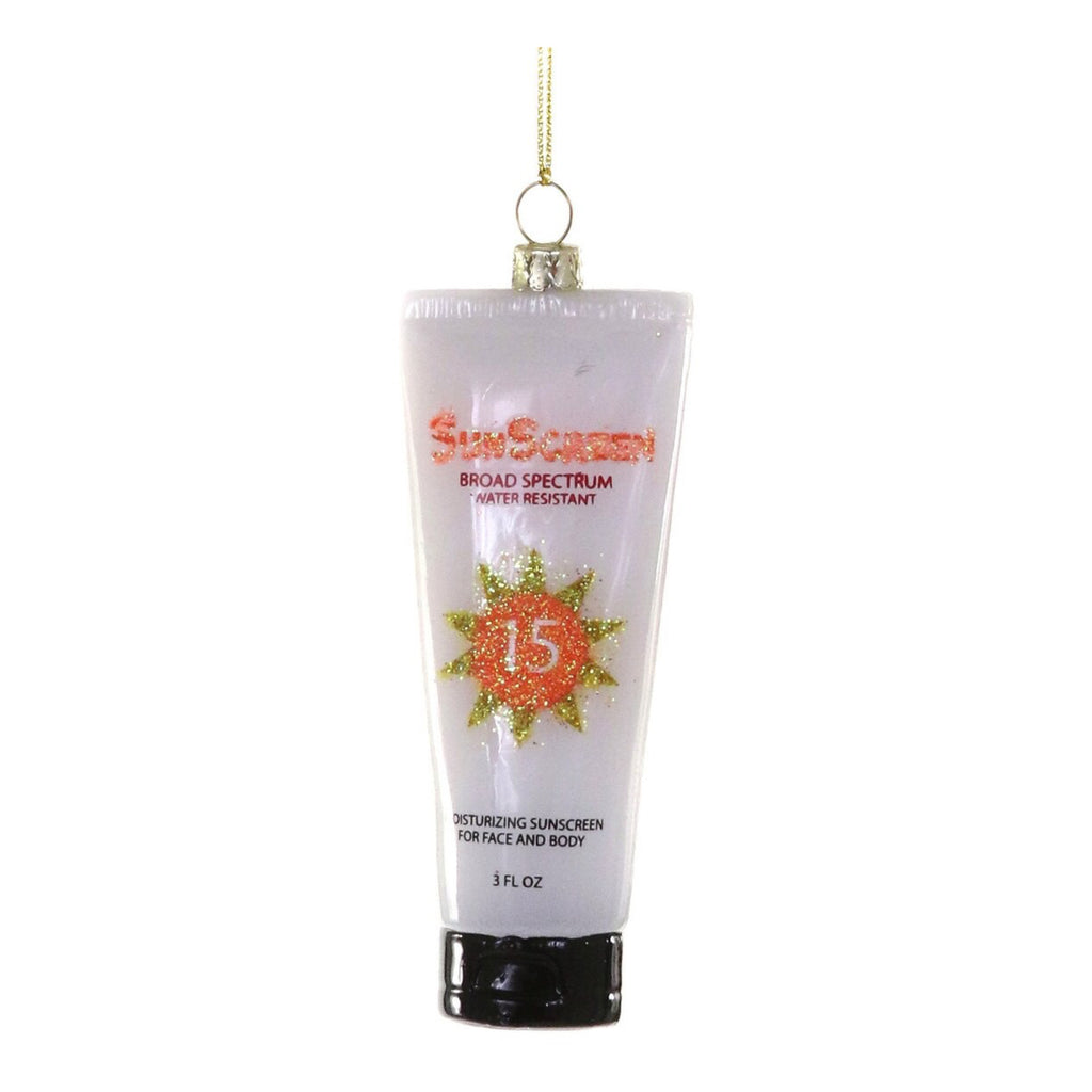 Sunscreen Ornament.