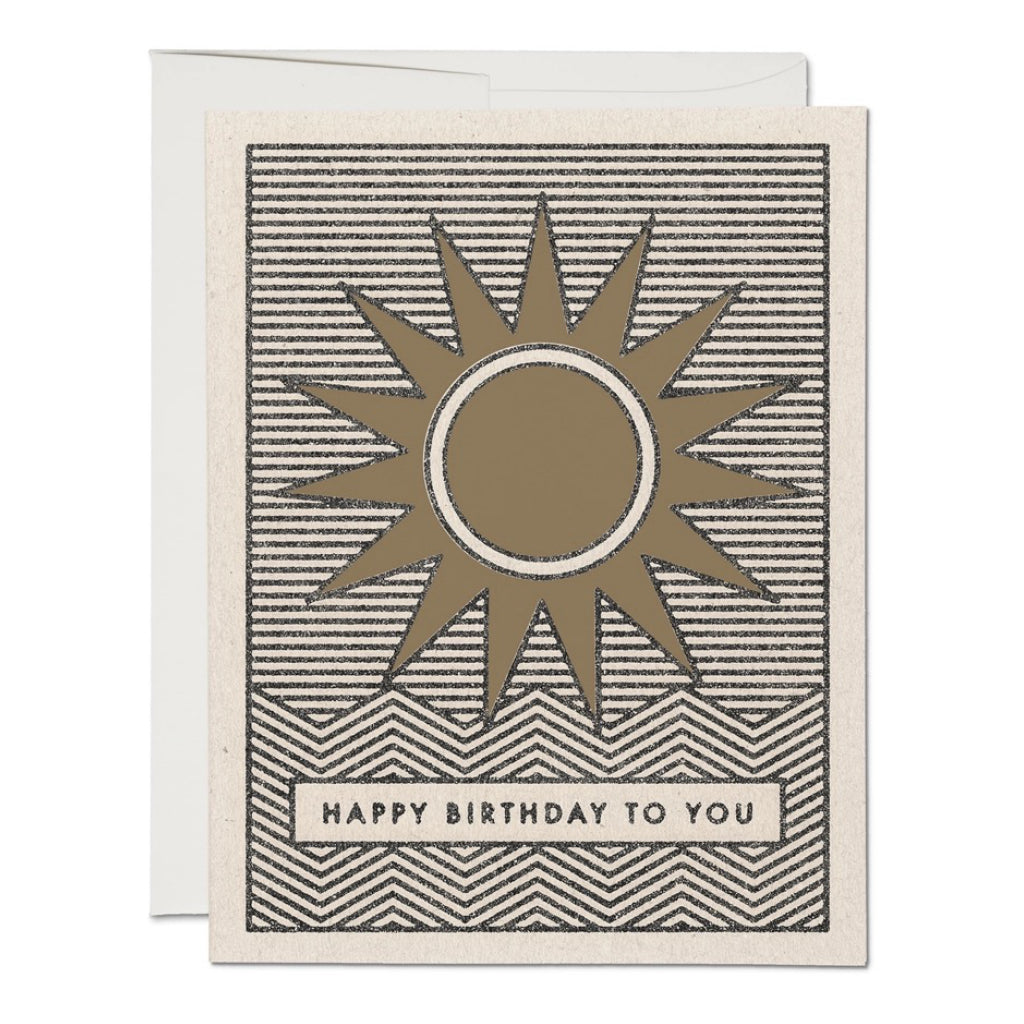 Sunshine Birthday Greeting Card.