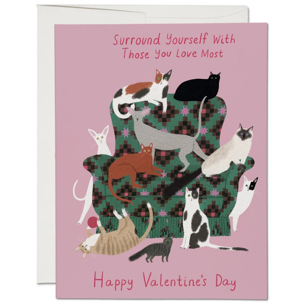 Surround Youself Valentine's Day Card.