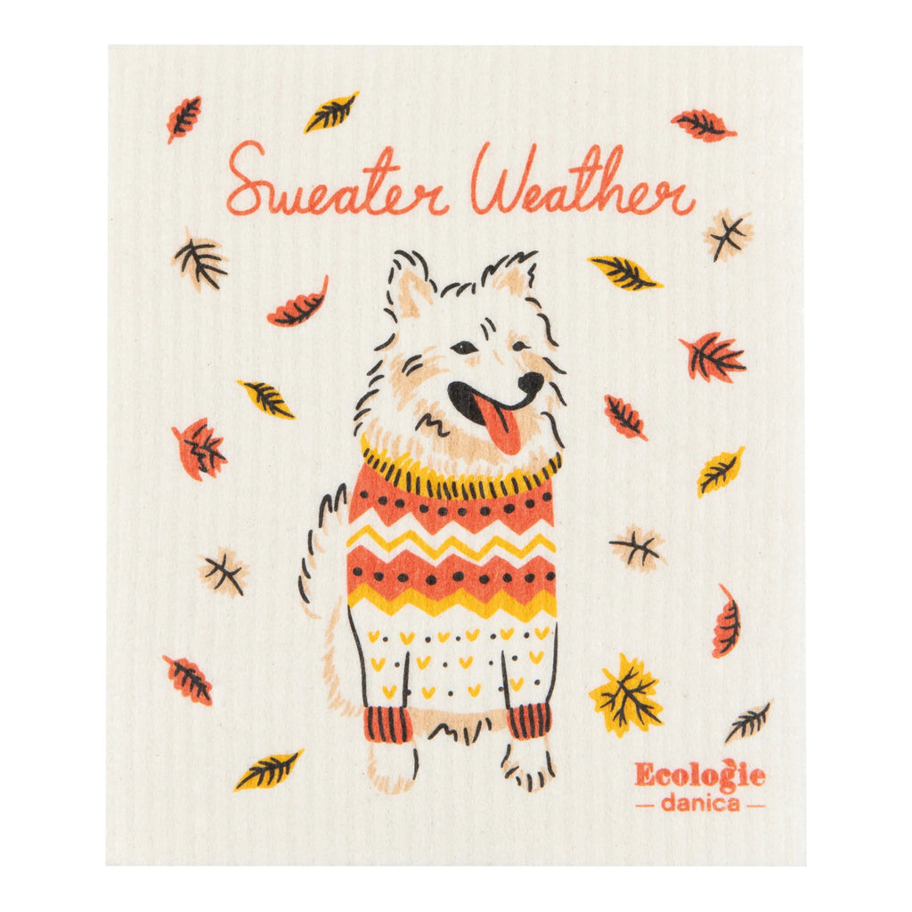 Sweater Weather Swedish Dishcloth.