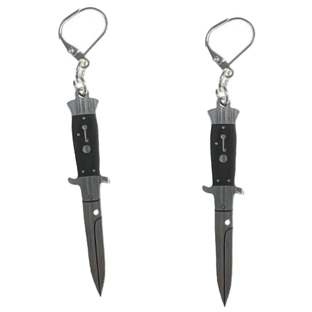 Switchblade Hook Earrings.