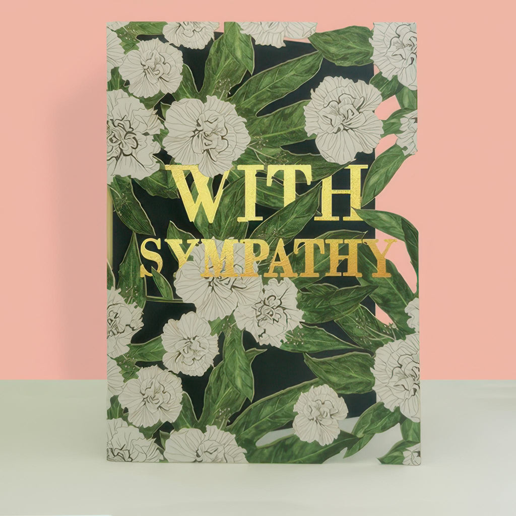 Sympathy Laser Cut Card.