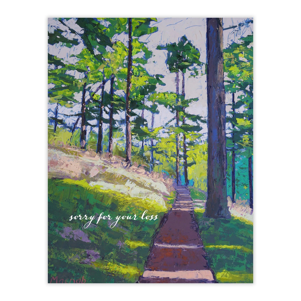 Sympathy Trail Card.