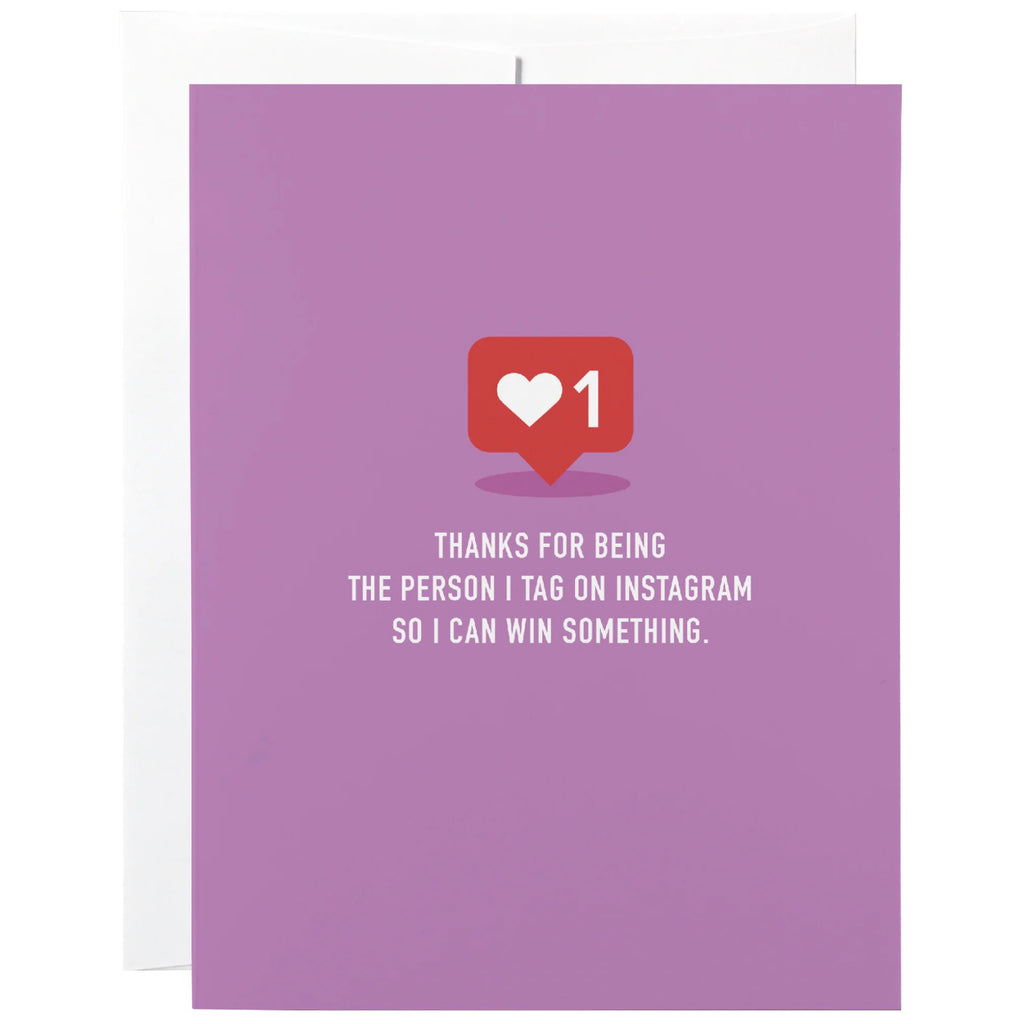 Tag On Instagram Card.