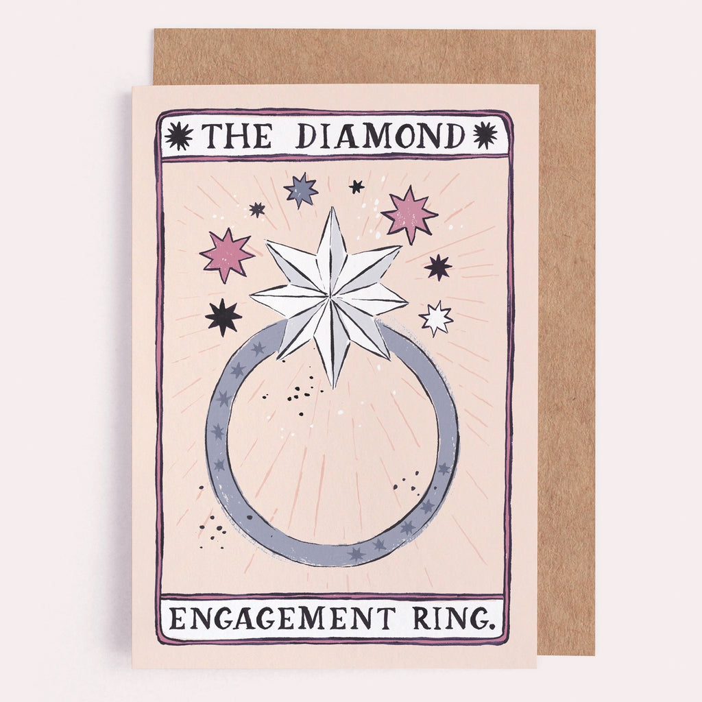 Tarot Engagement Ring Card.