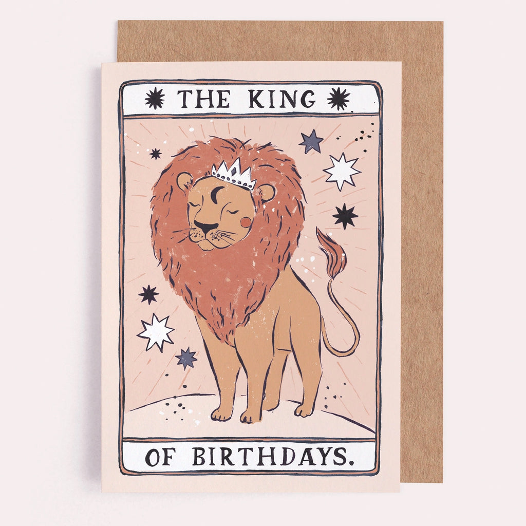 Tarot King Of Birthdays Card.