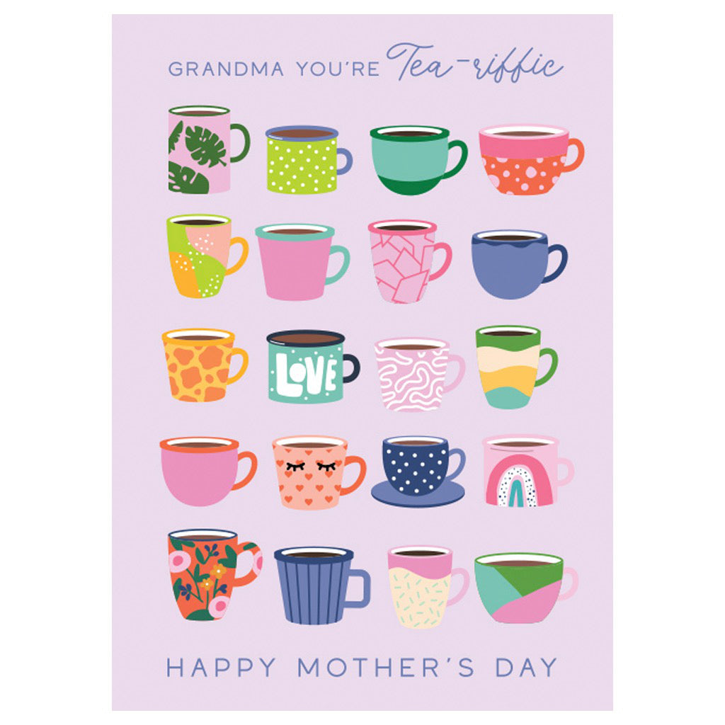 Tea Riffic Grandma Card.