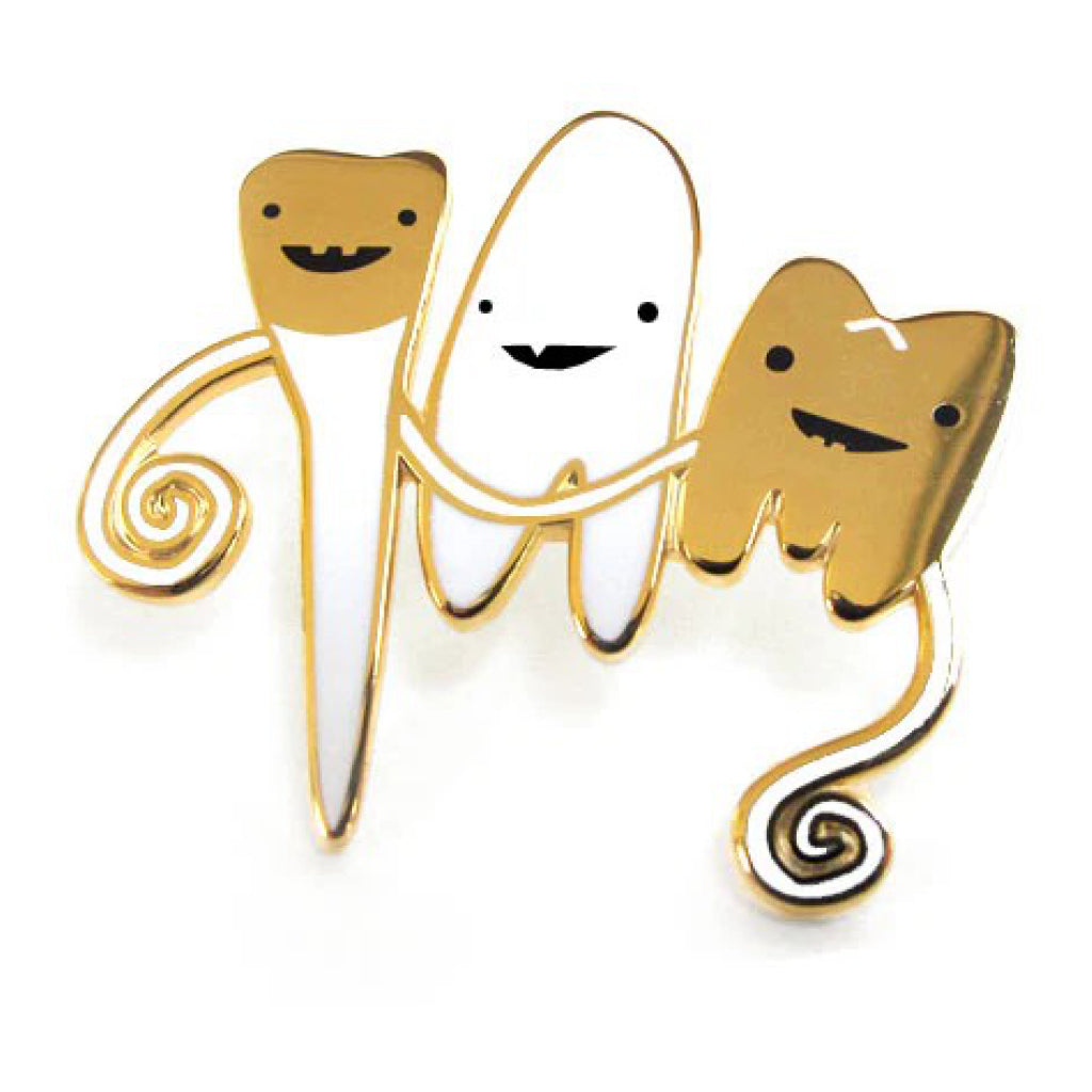 Teeth Lapel Pin.