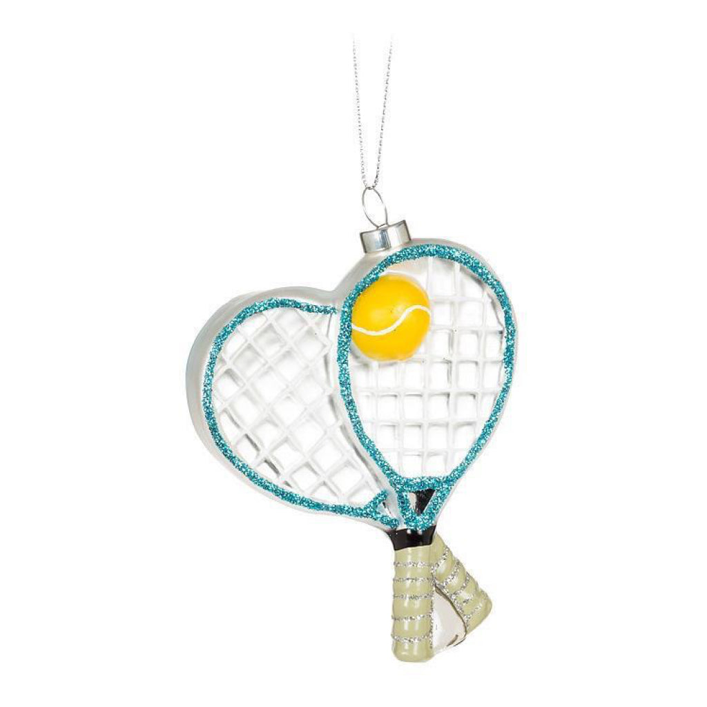 Tennis Racquets & Ball Ornament.