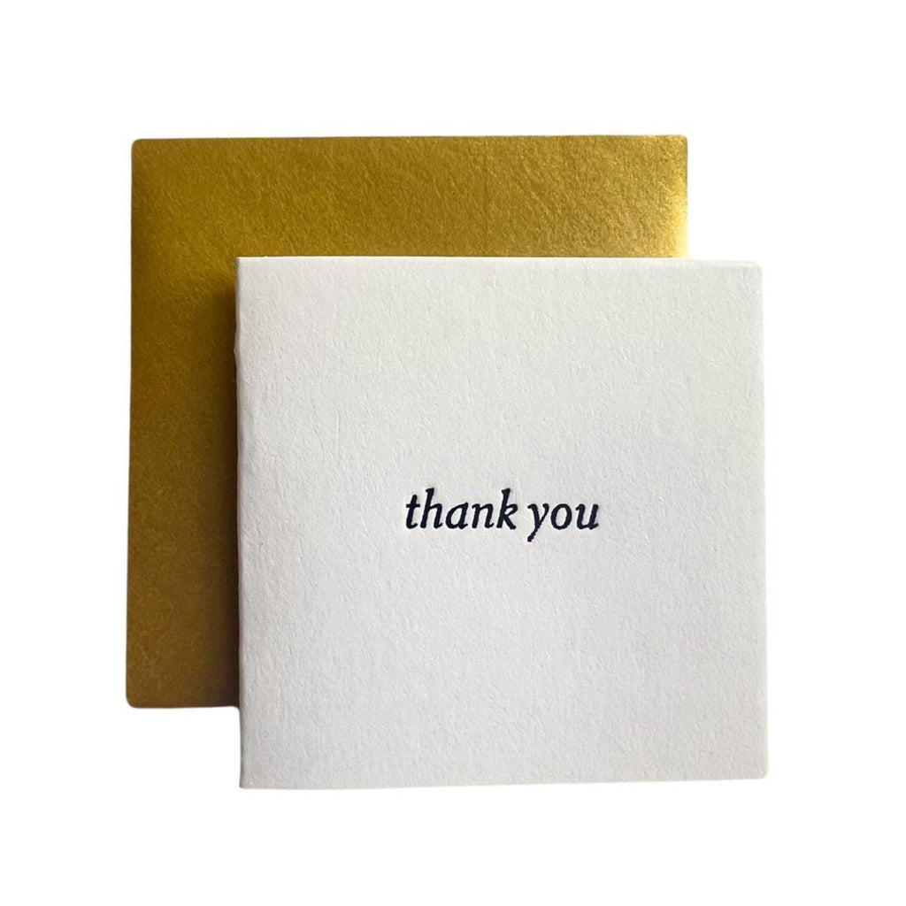 Thank You Text Tiny Card.