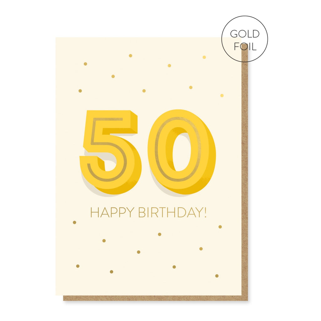 The Big 5-0 Birthday Card.