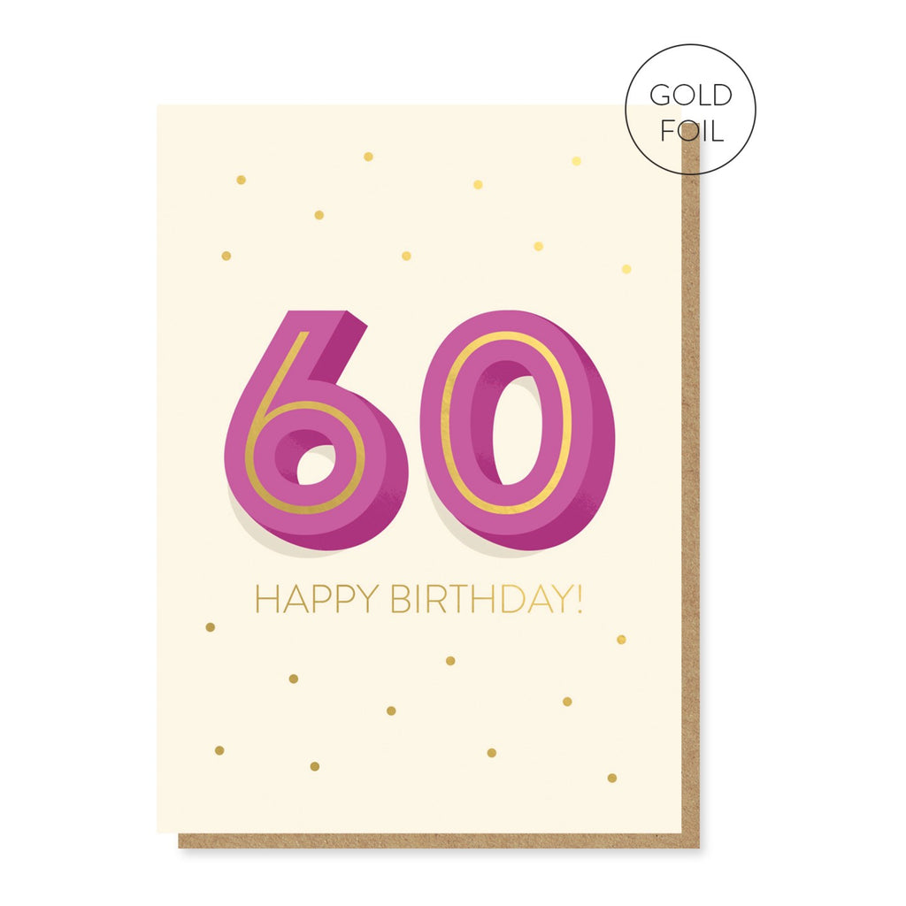 The Big 6-0 Birthday Card.