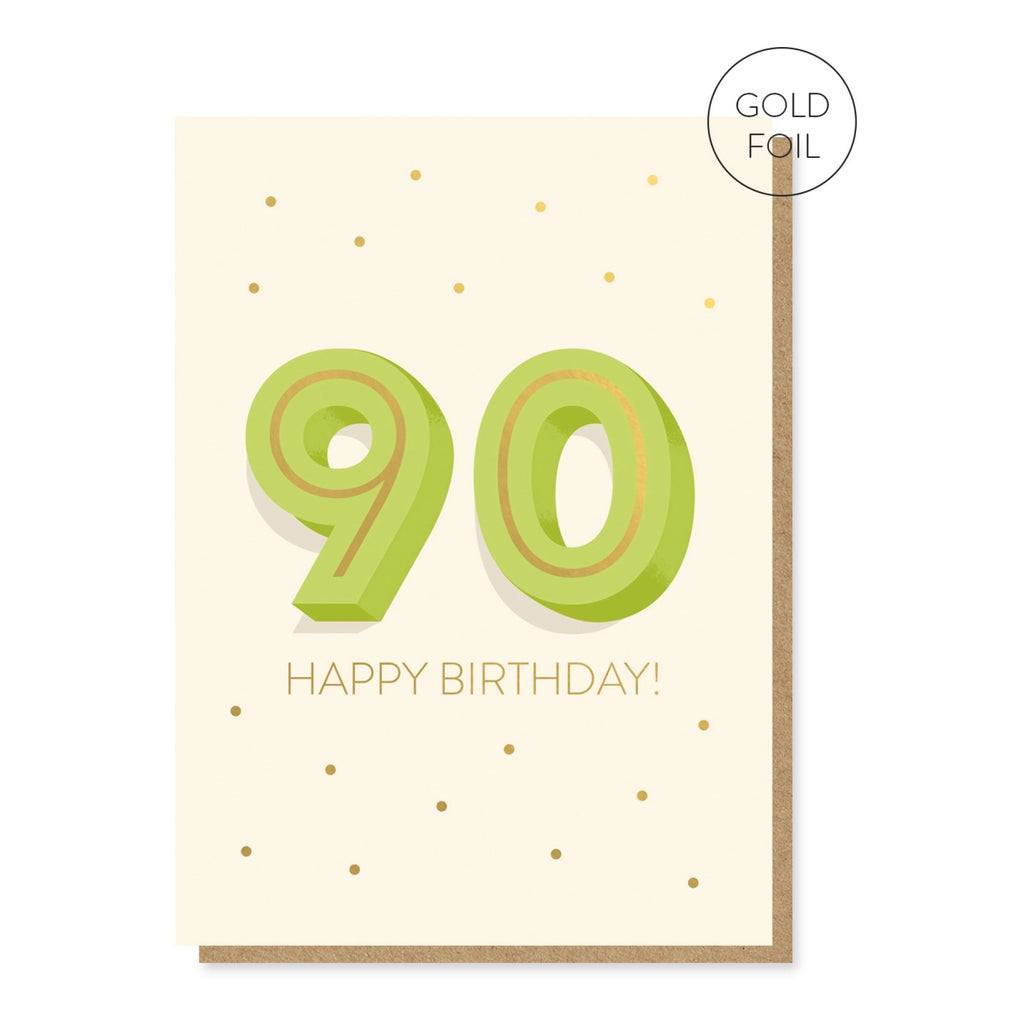 The Big 9-0 Birthday Card.