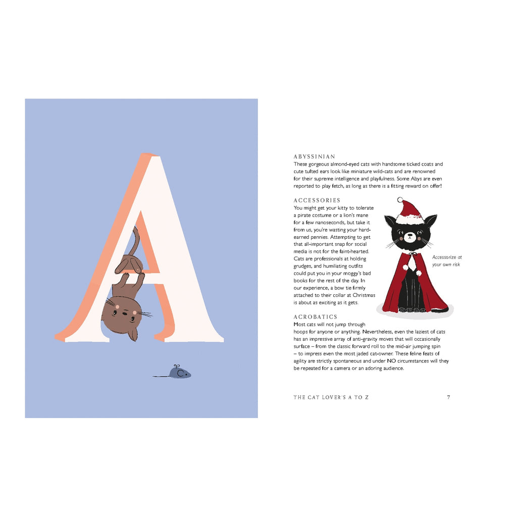 The Cat Lover's A To Z - sample spread 1.