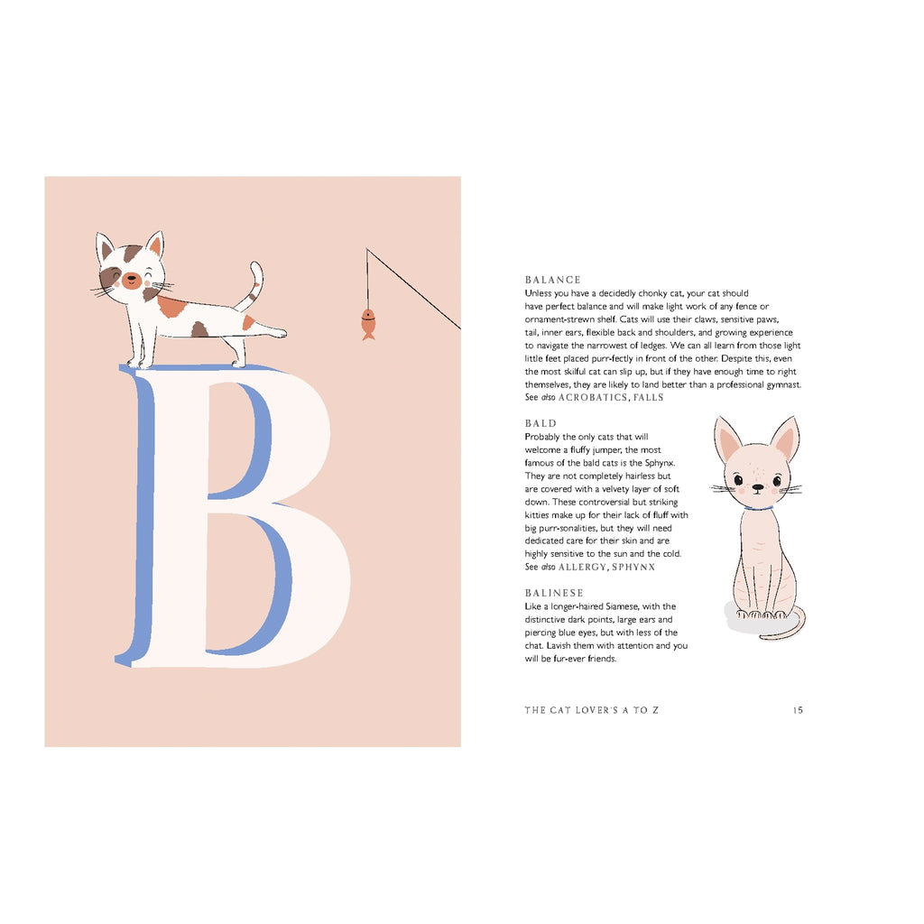 The Cat Lover's A To Z - sample spread 3.