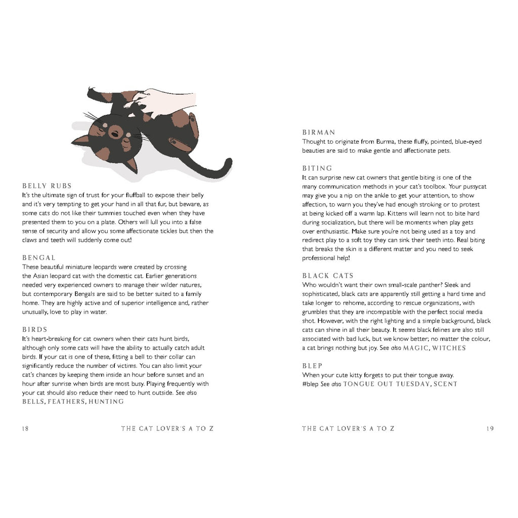 The Cat Lover's A To Z - sample spread 4.