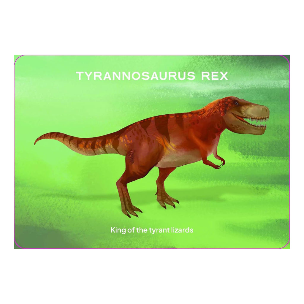 The Dinosaur Deck - sample card front 1.