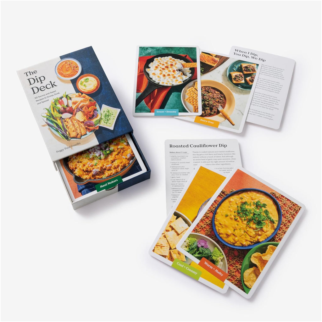 The Dip Deck: Recipe Cards contents.