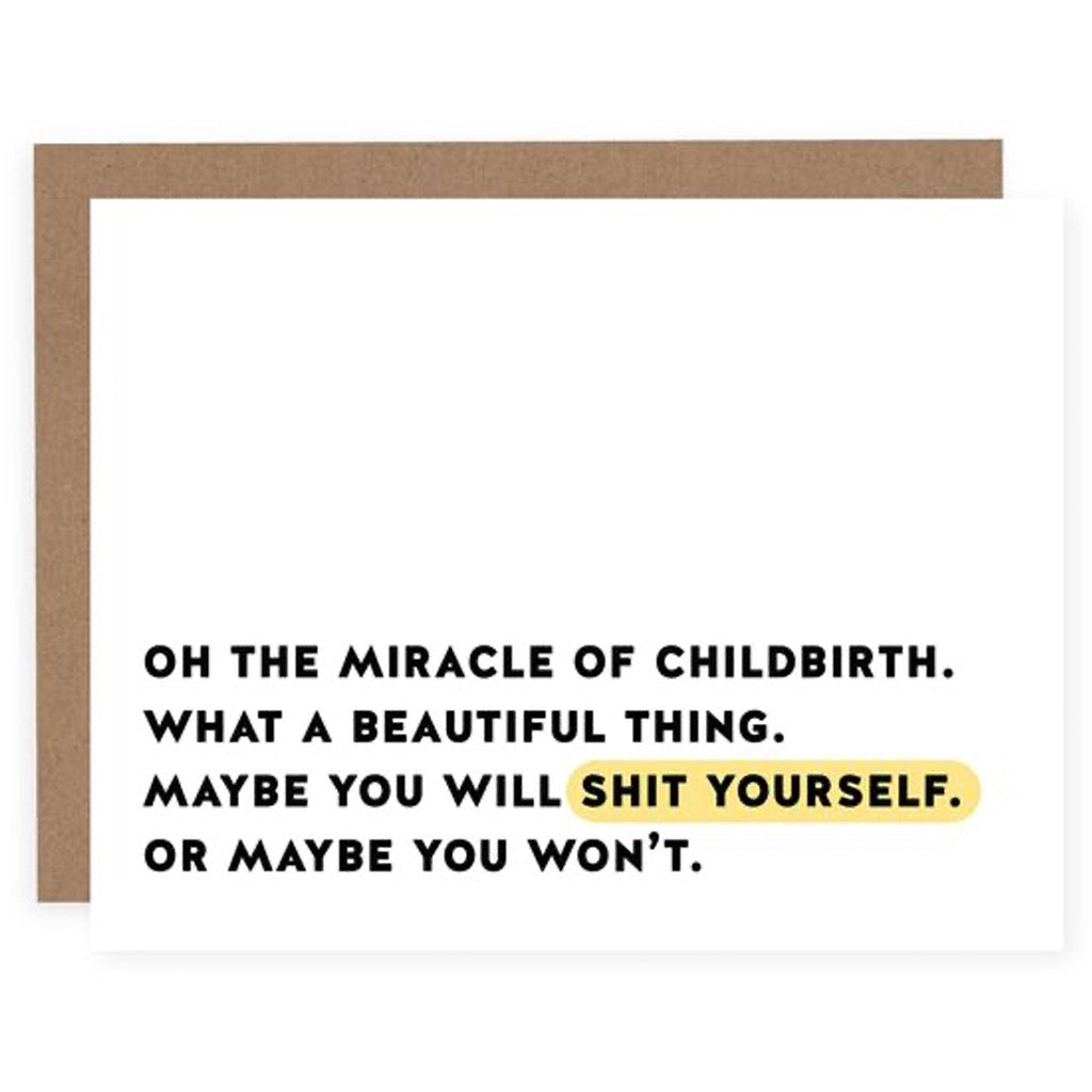 The Miracle of Childbirth Card.