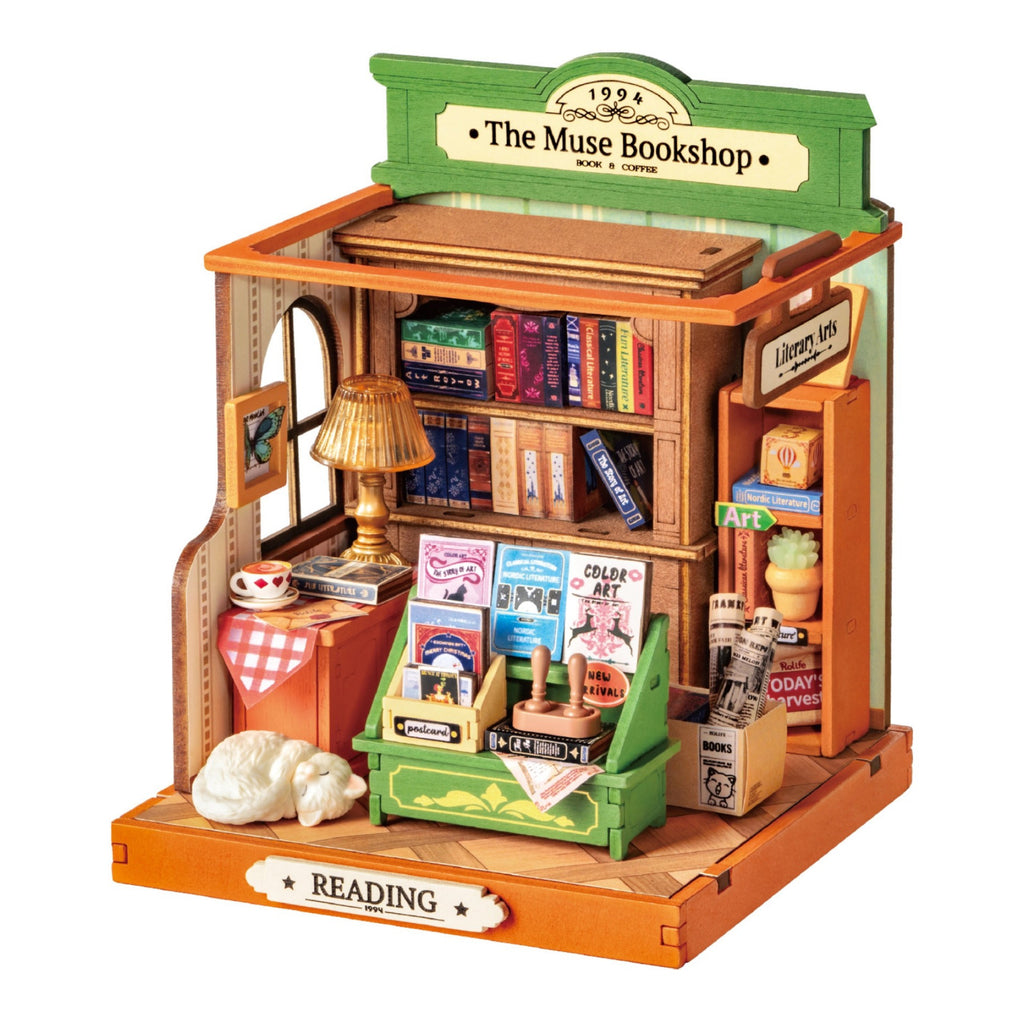 The Muse Bookshop DIY Miniature House Kit.