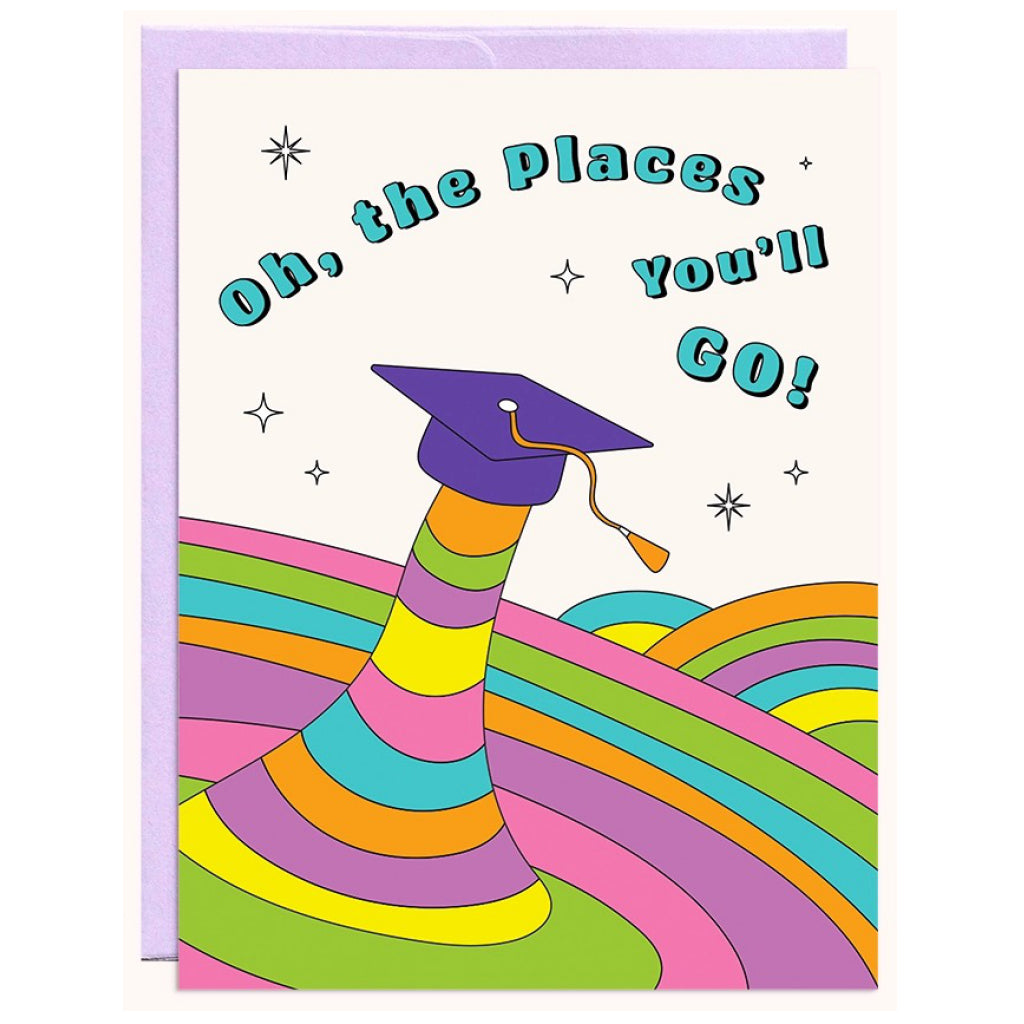 The Places You'll Go Graduation Card.