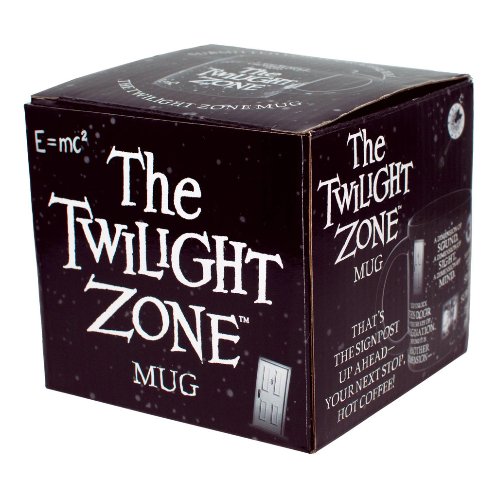 The Twilight Zone Mug packaging.