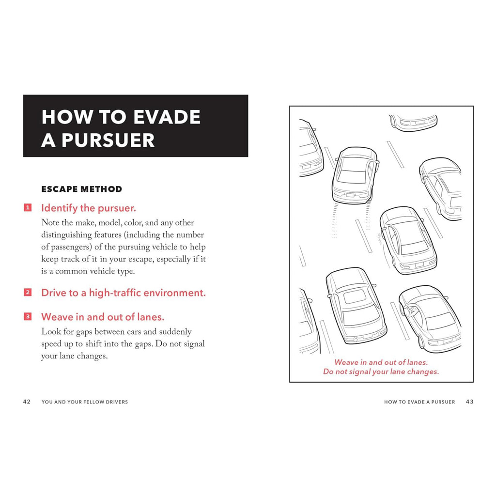 The Worst-Case Scenario Pocket Guide: Driving - spread 4.