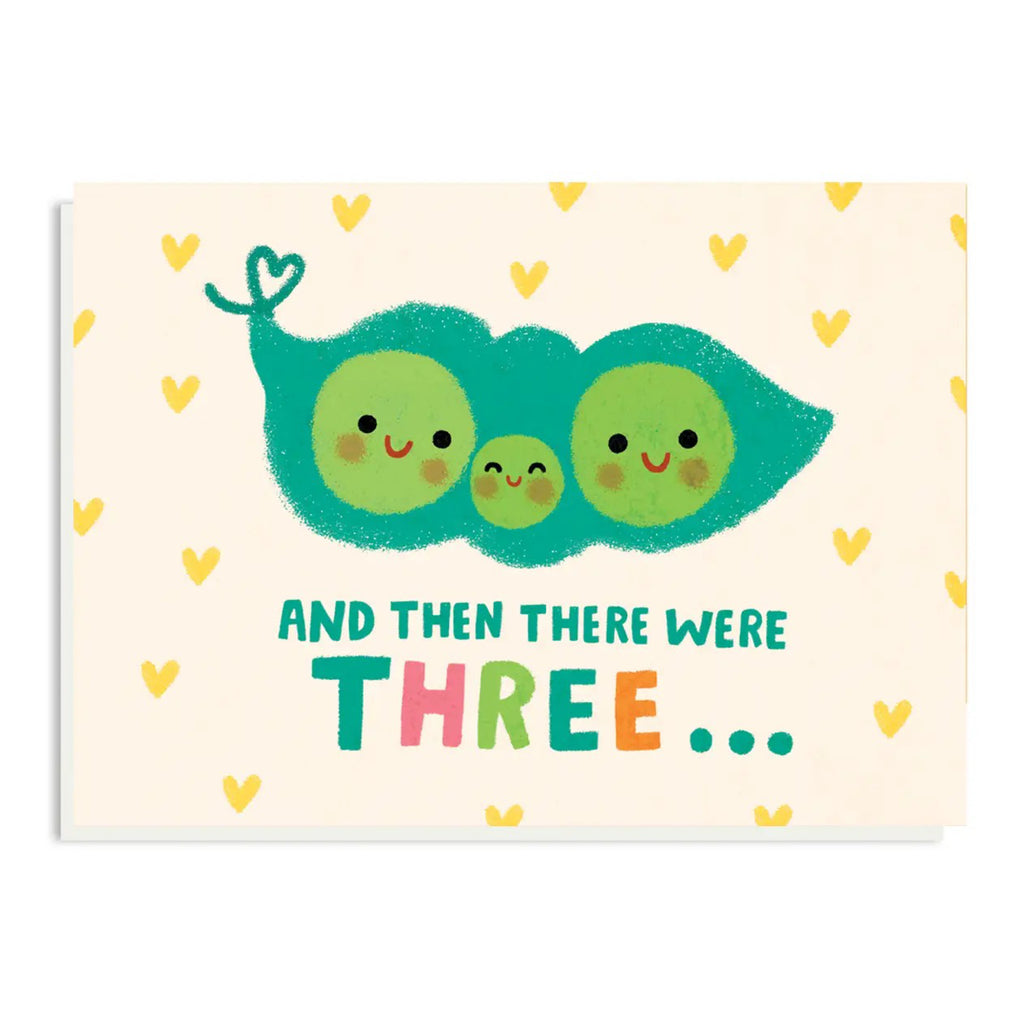 Then There Were Three Baby Card.