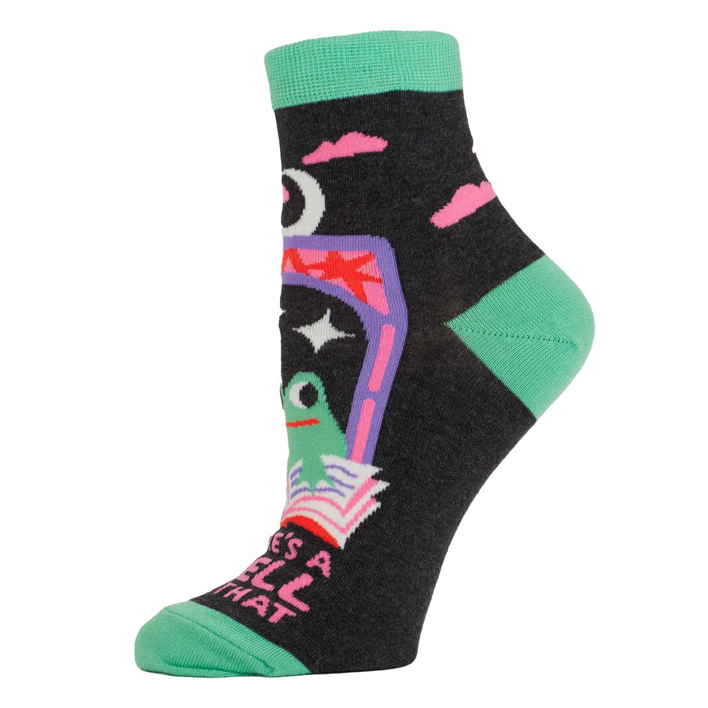 There's A Spell Ankle Socks left side.