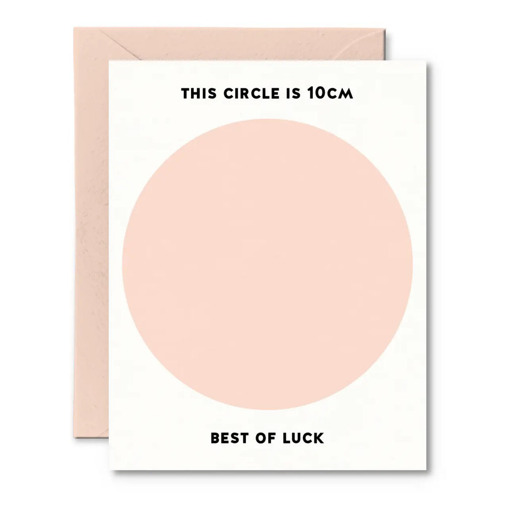 This Circle Is 10cm Card.