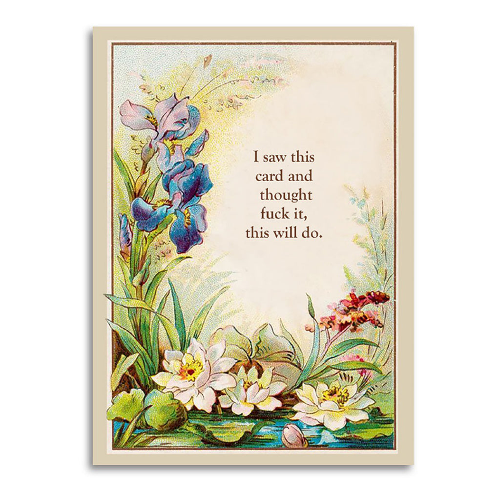 This Will Do Card.