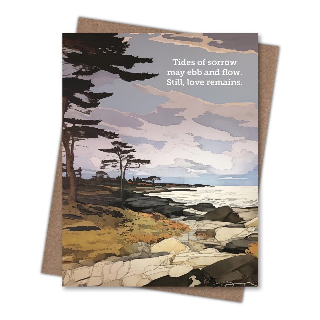 Tides Sympathy Card.