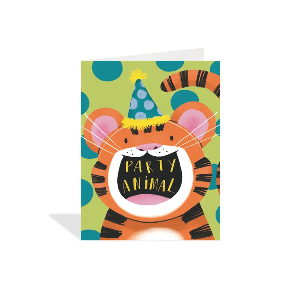 Tiger Birthday Enclosure Card.