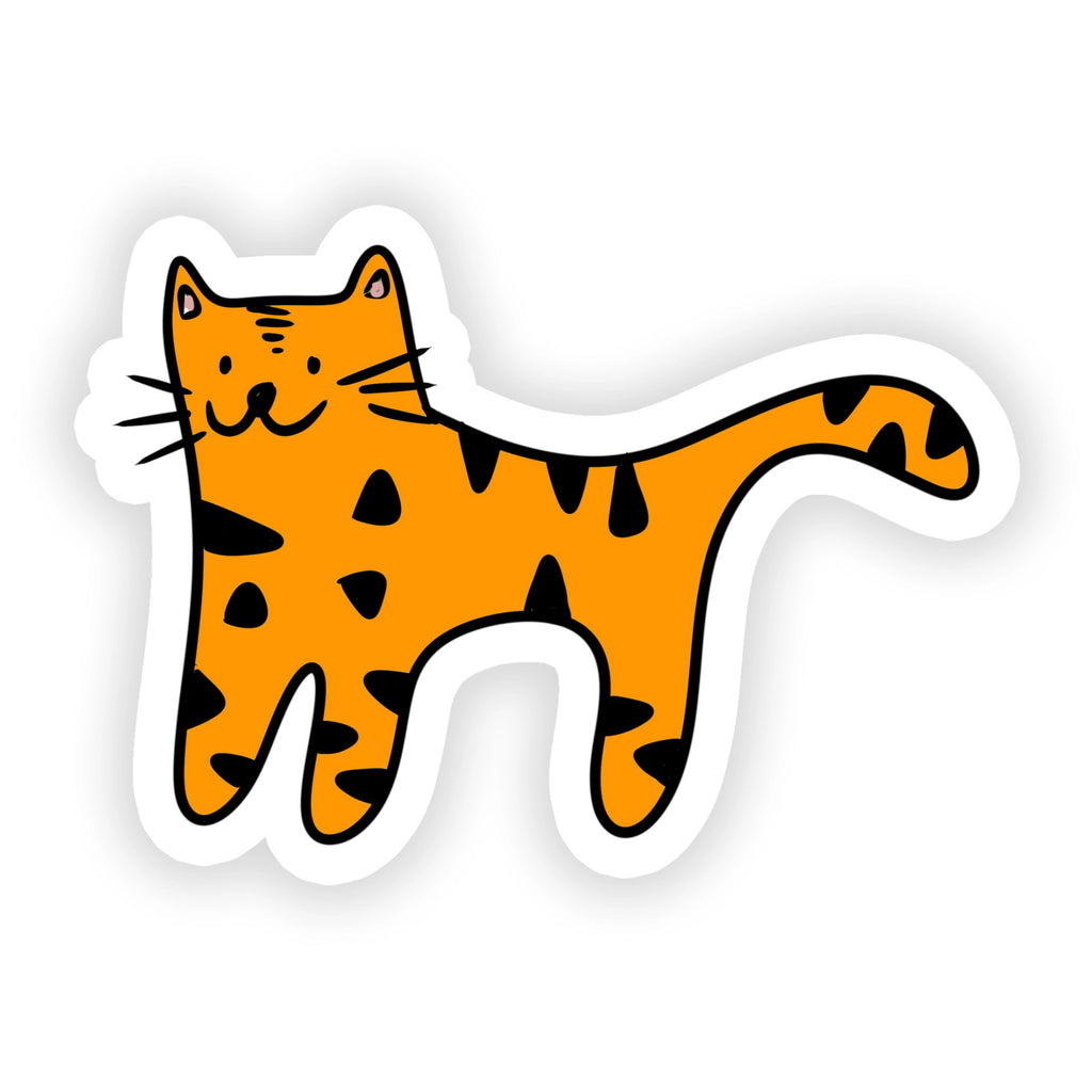Tiger Cat Sticker.