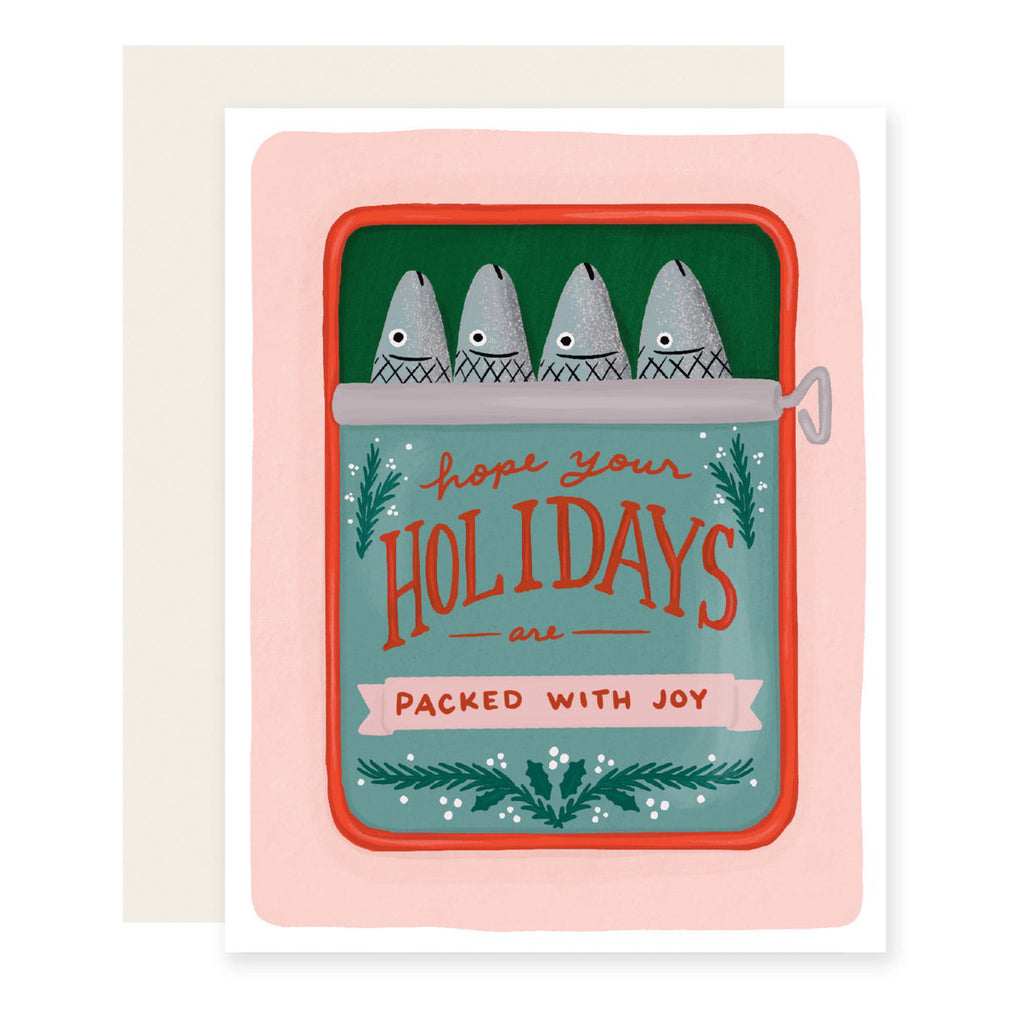 Tinned Fish Holiday Card.
