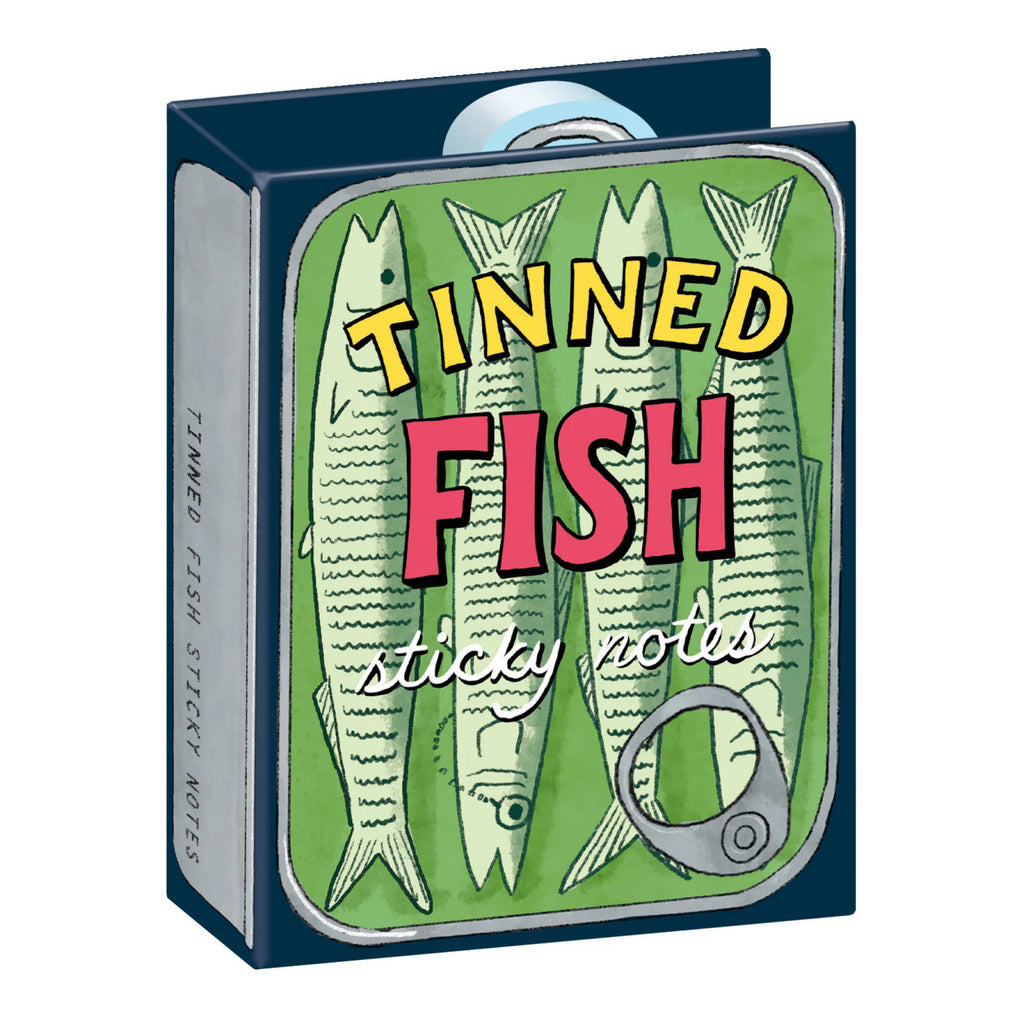 Tinned Fish Sticky Notes.