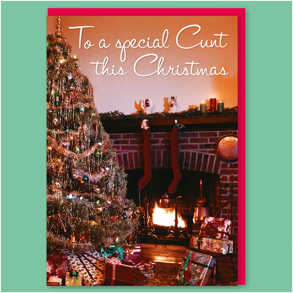 To A Special C*nt Christmas Card.