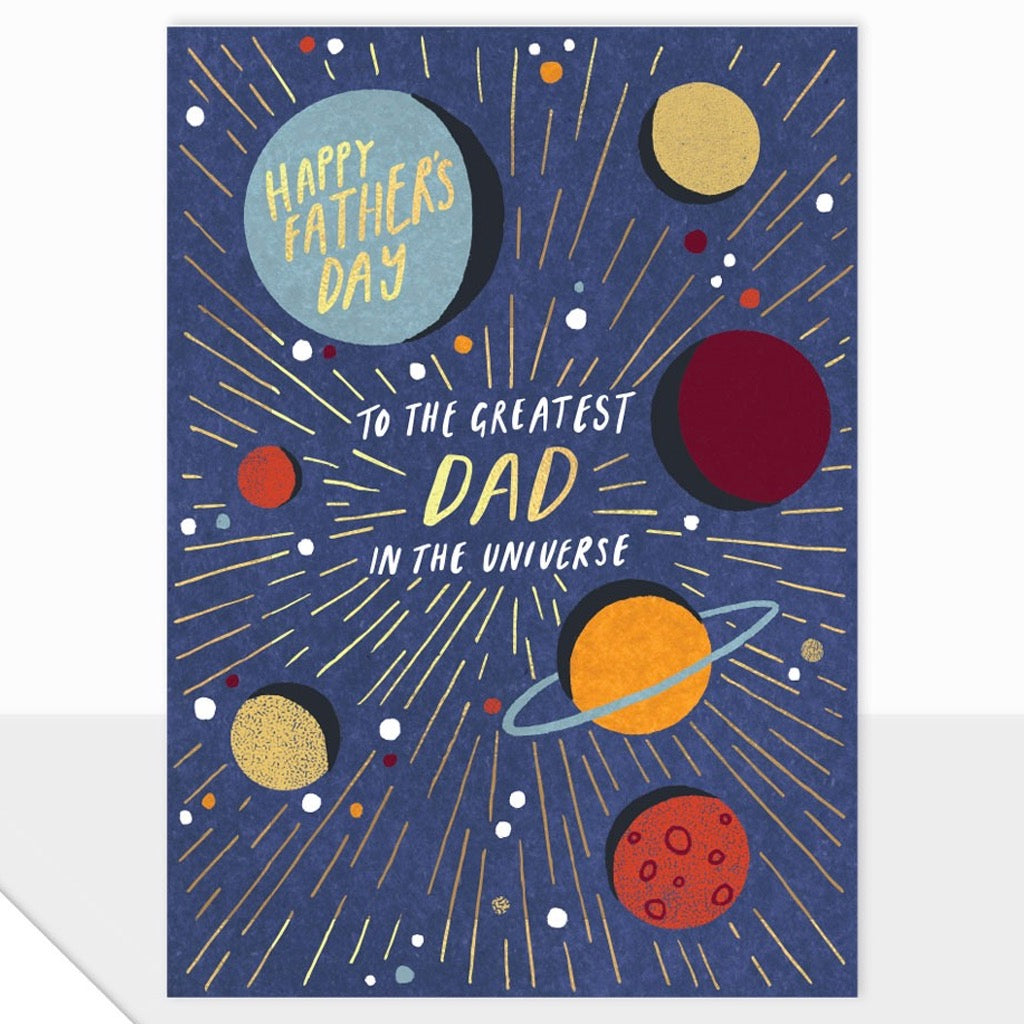 To The Greatest Dad In The Universe Card.