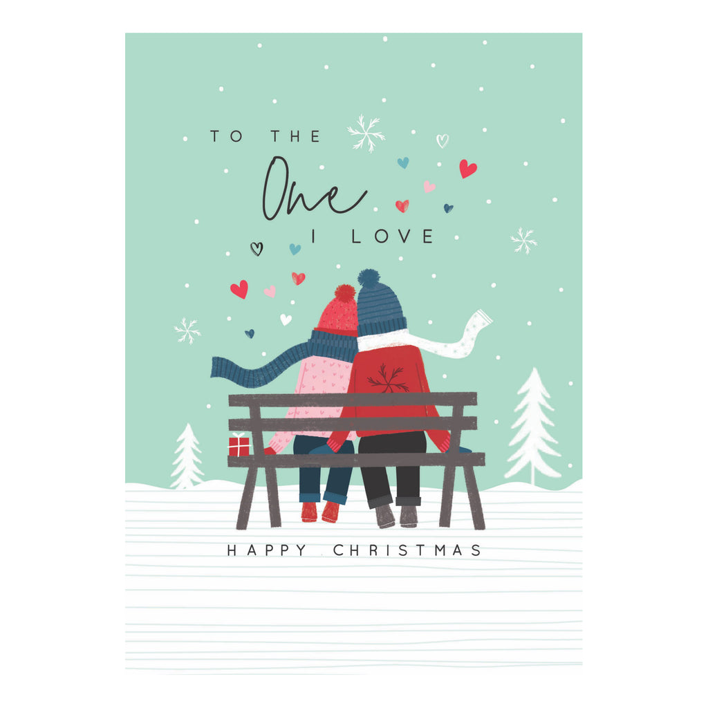 To The One I Love At Christmas Card.