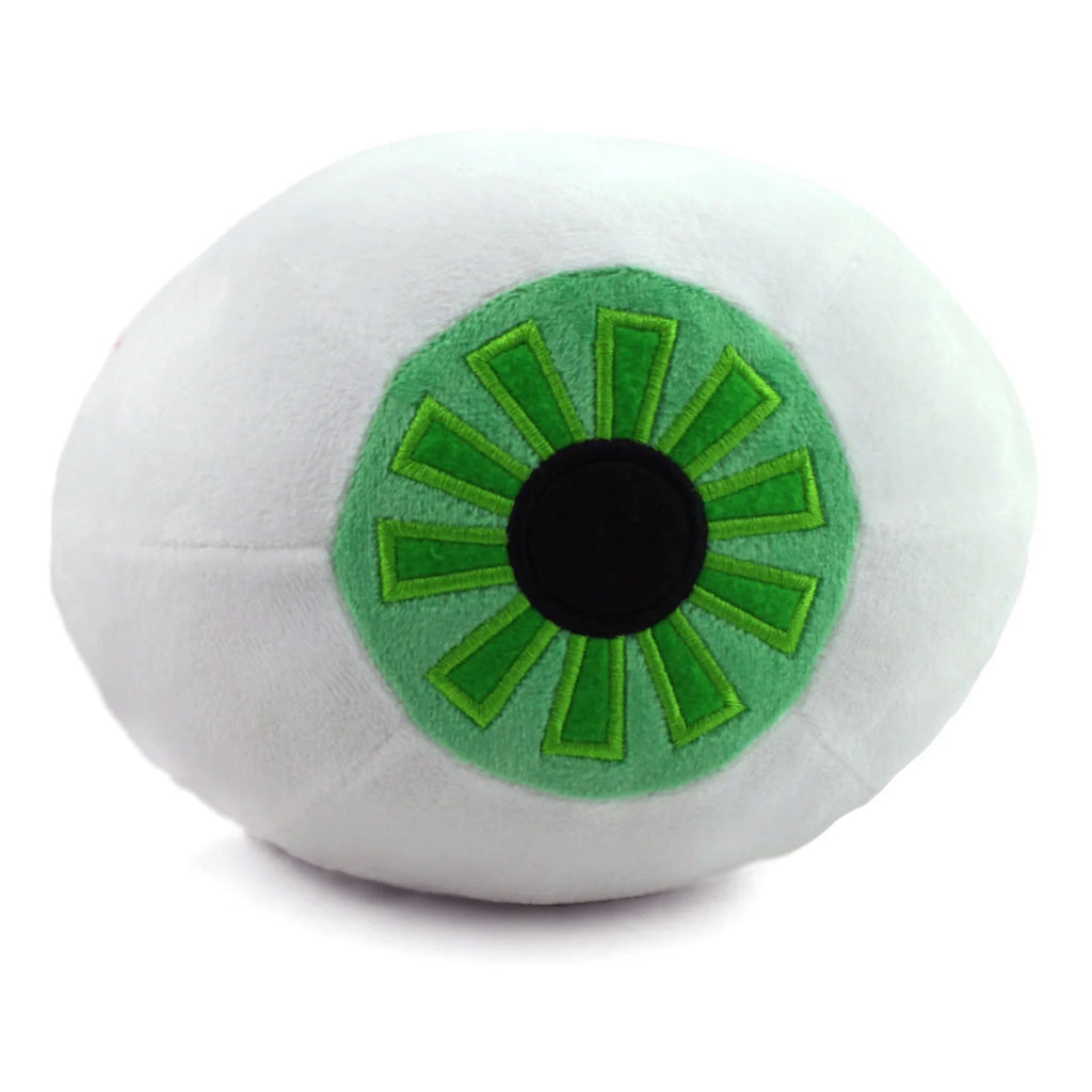 Top of Green Iris Eyeball Plush.