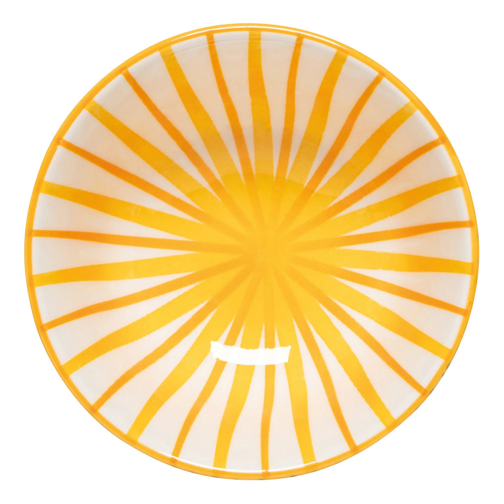Top of Sunburst Stamped Bowl 3.5 Inch.