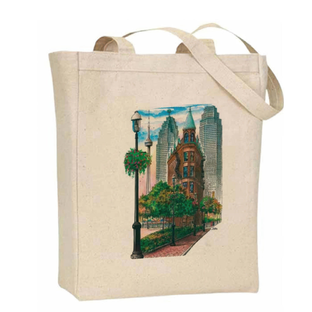 Toronto Flatiron Building Tote Bag.