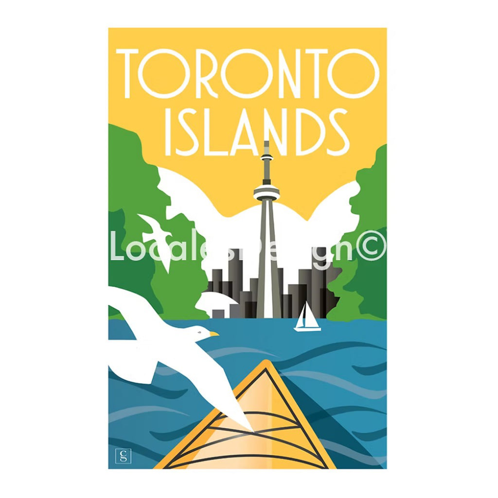 Toronto Island 8.5 x 11 Print.